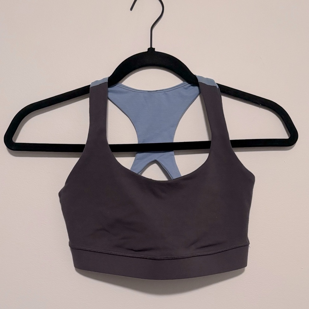 Lululemon Athletica Sports Bra in Gray Blue